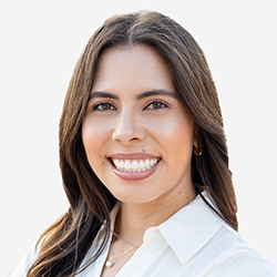 Portrait of Dr. Guiselle Murillo, an orthodontist with Little Crown Orthodontics in South Pasadena, CA